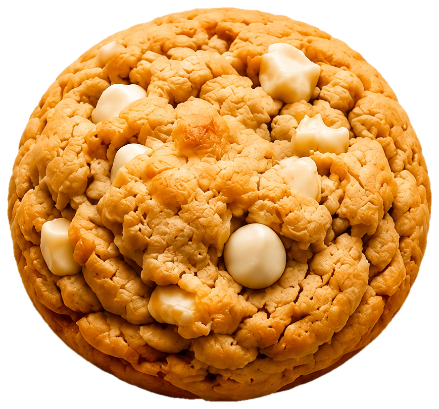 Macadamia White Choco-Chip cookie