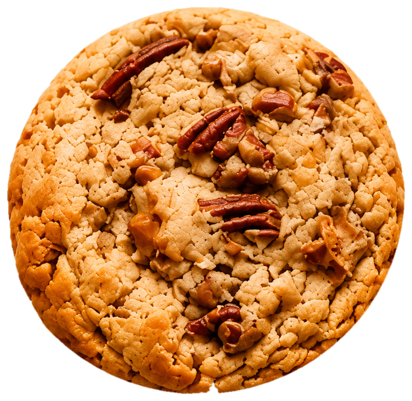Pecan Caramel-Chip cookie